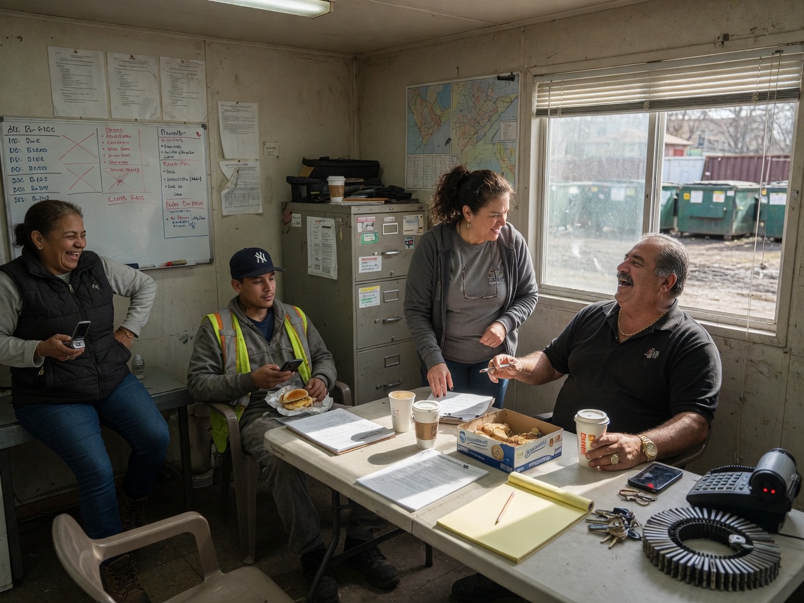New York Dumpster Rental pros team